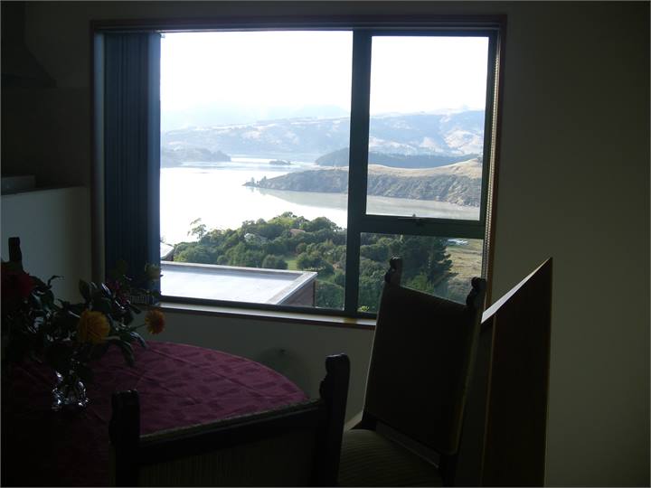 View from the dinning area