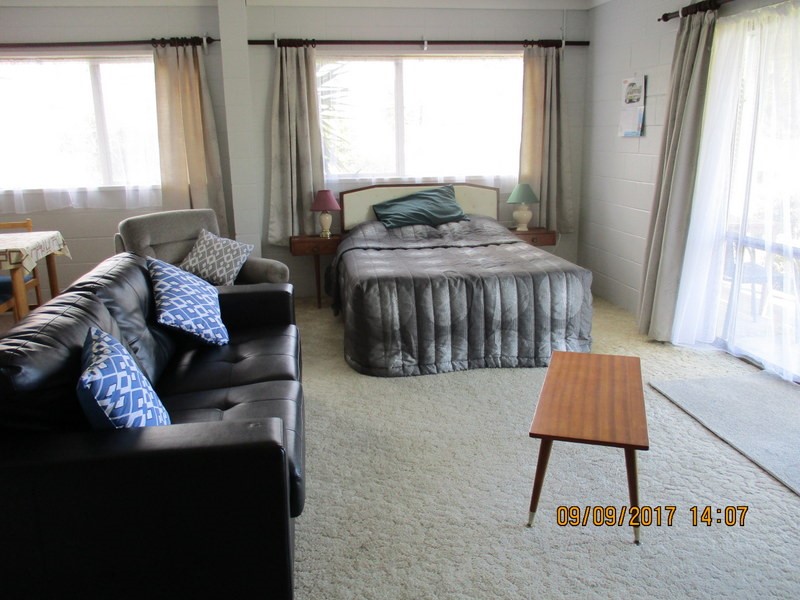 lounge and double bed