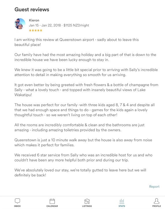 Our most recent guest review!
