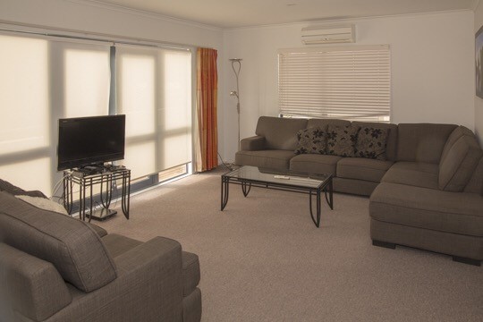 Lounge (sofa bed on left)