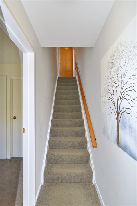 Stairs from the 1st floor to the 2nd floor