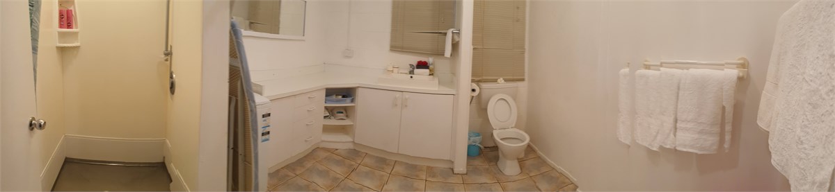 panorama of bathroom