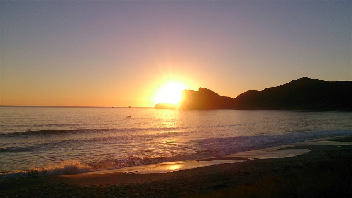 Sunrise from beach ( 1 minute walk from house)