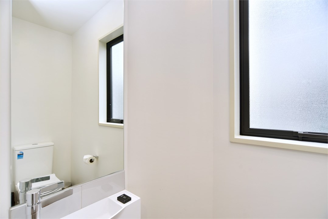 Separate toilet area