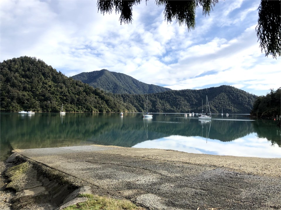 Boat ramp at Low tide