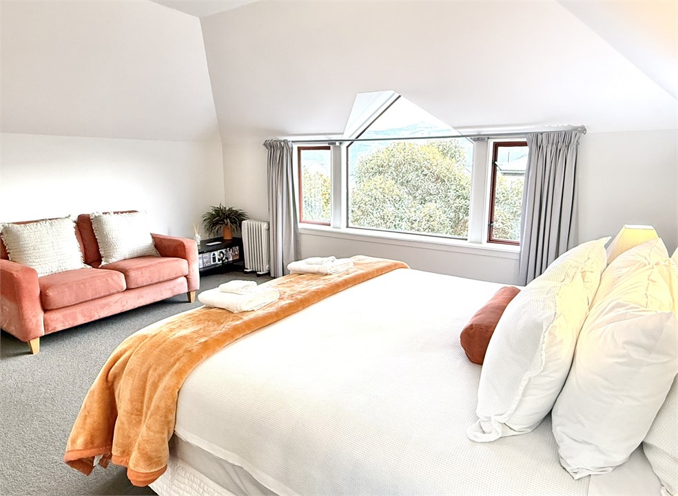 Bedroom 1 on the 3rd floor with a King bed