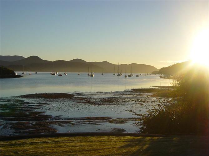 Sunrise over Waikawa Bay