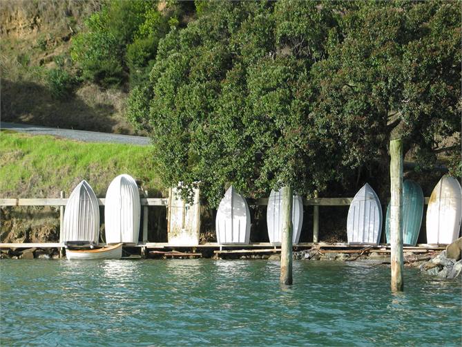 Dinghies at Scotts Point