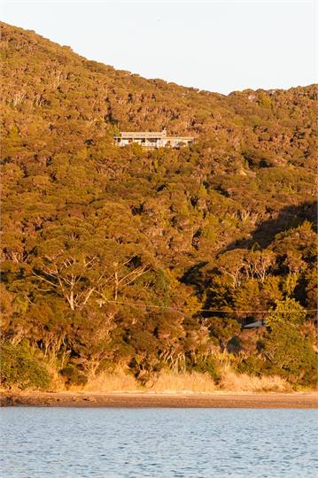 View of home from the water
