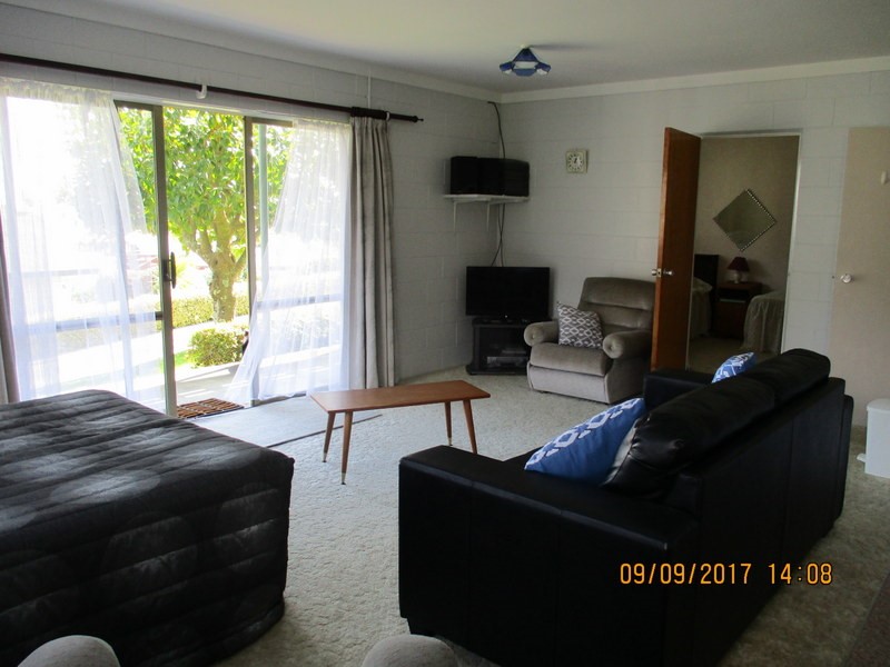 looking out from dining area