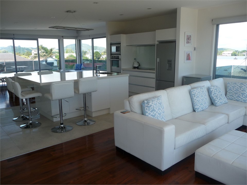 Open plan living top floor