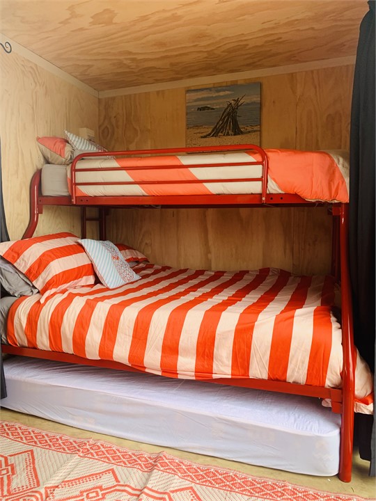 Bunks cabin room