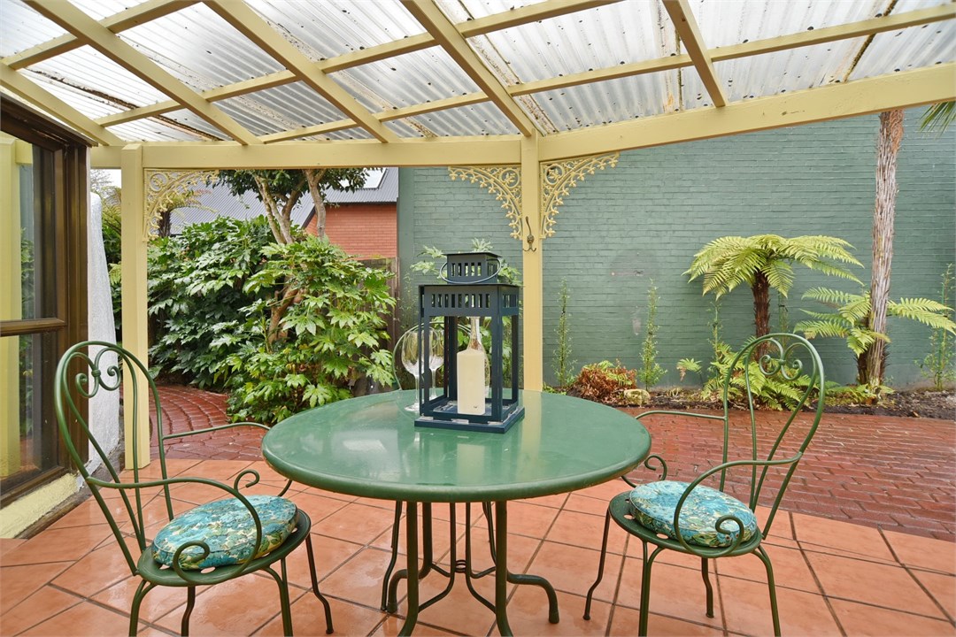 Outdoor seating area