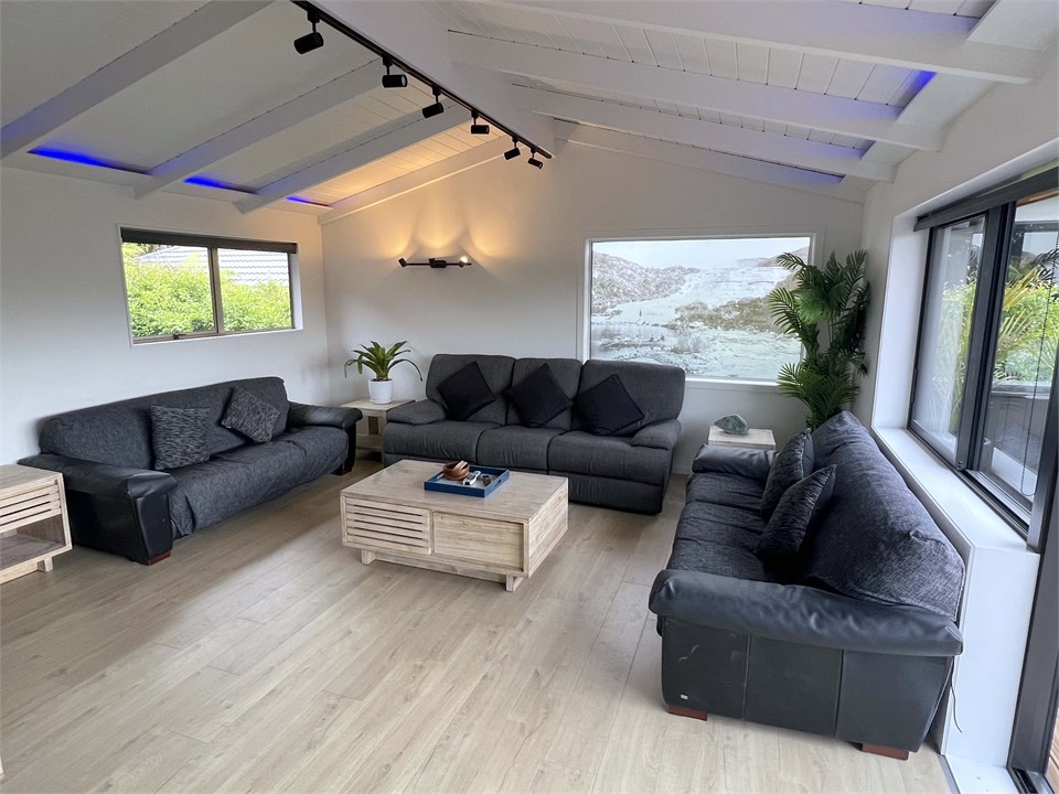 TV Room with ample seating to watch the game.