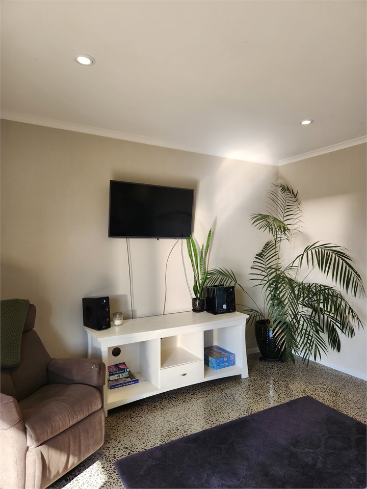 Smart TV Ikea corner sofa sleeper with linen store