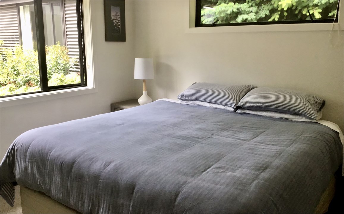 There are 4 bedrooms in the main house