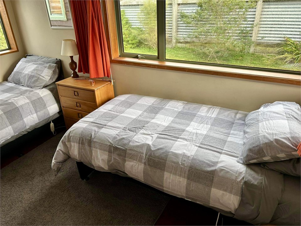 Bedroom 2 - view of the two single beds