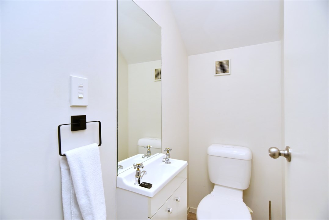 Separate toilet area
