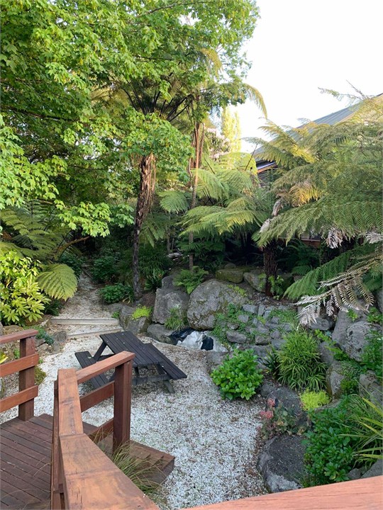 Harpers Woods at the rear of property