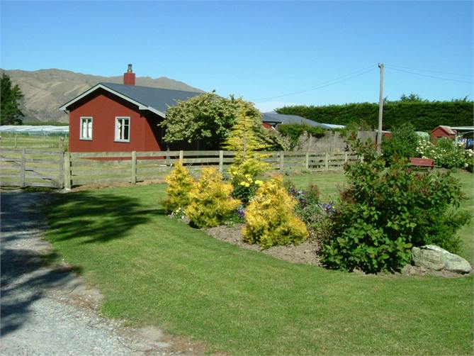 view from the gate driving in