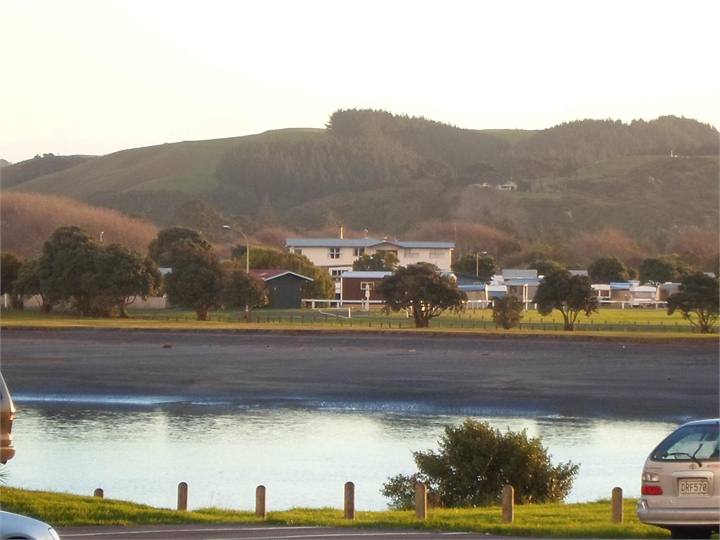 The water & all it has to offer  across the road