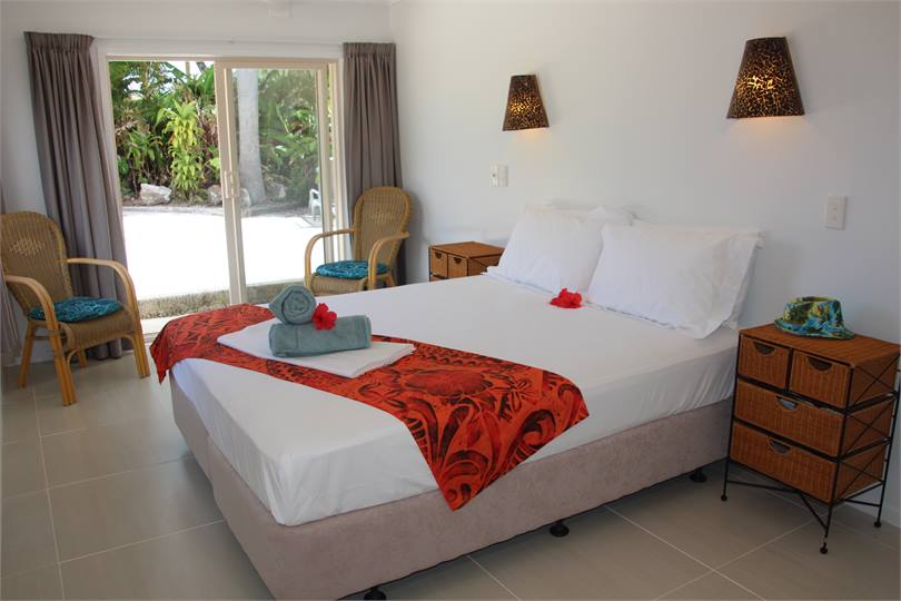 One of three private entrance garden rooms