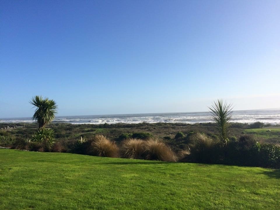 Front view to the sea.