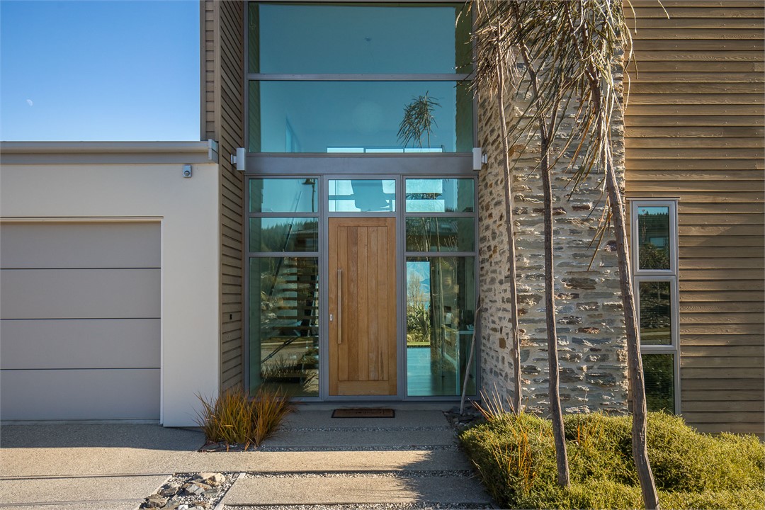 Front door, entrance from cul-de-sac