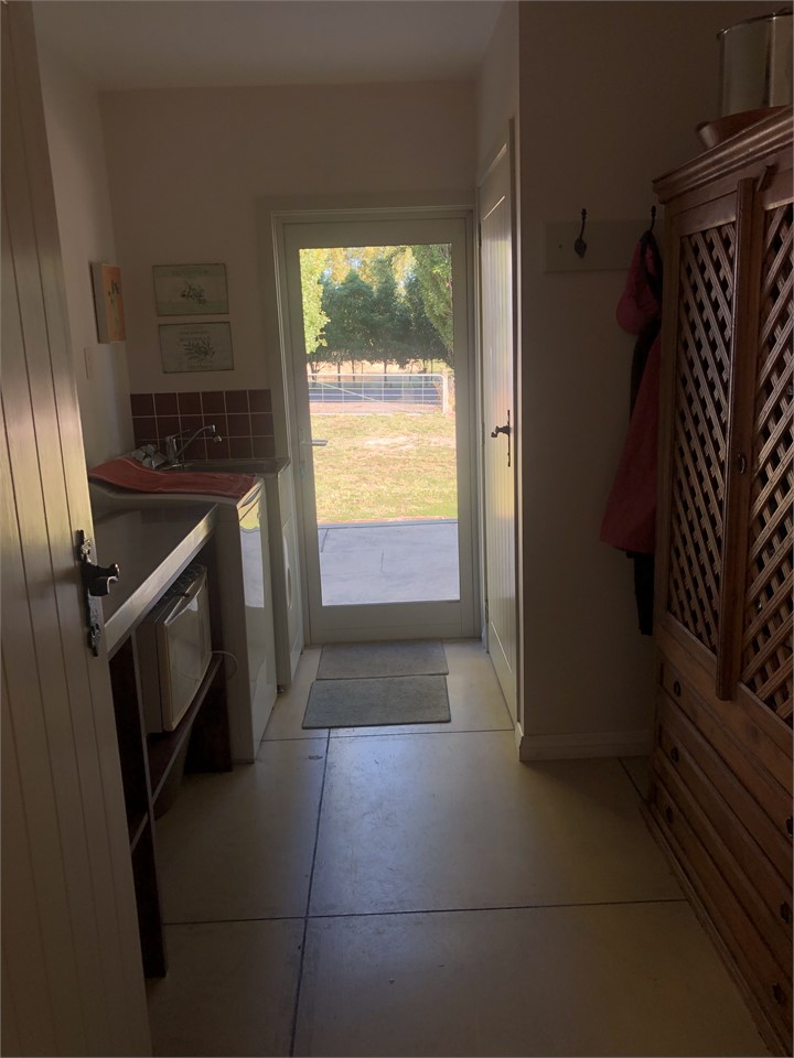 Laundry with extra fridge