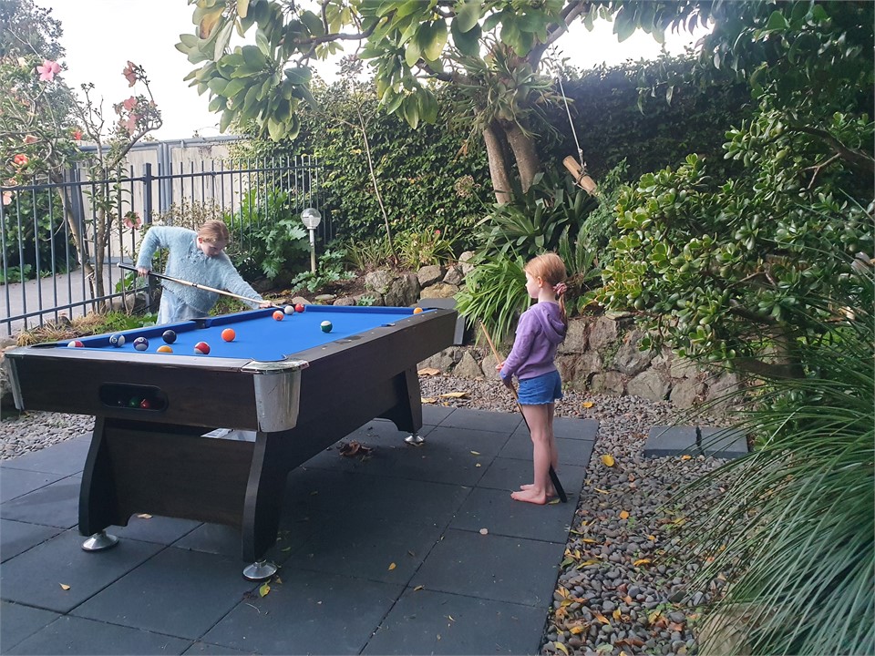 Outdoor Pool Table