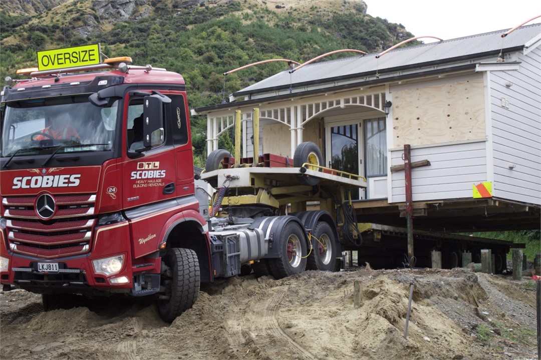 Being loaded onto the truck...March 2020