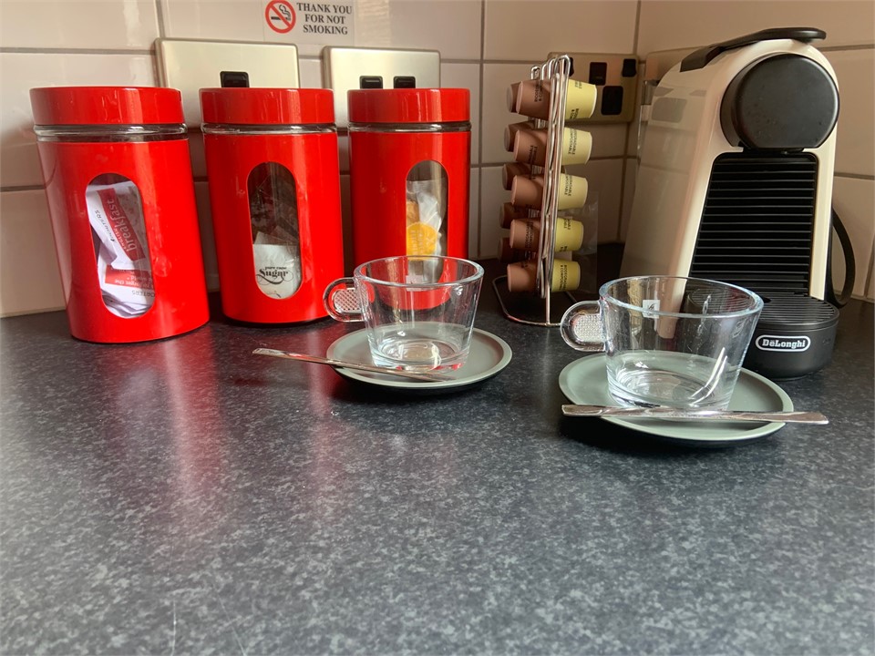 Nespresso and tea facilcities