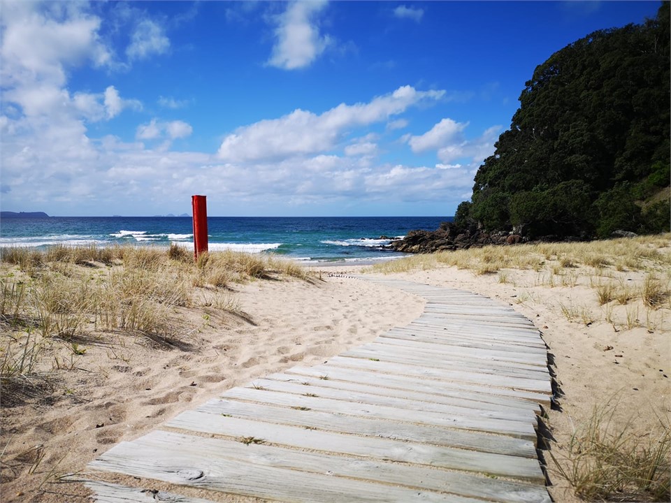 Our access to the beach