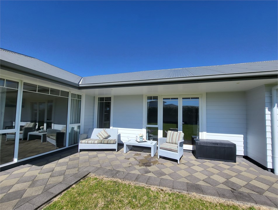 Outdoor seating area