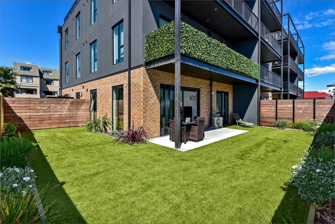 Seating area outside on the patio