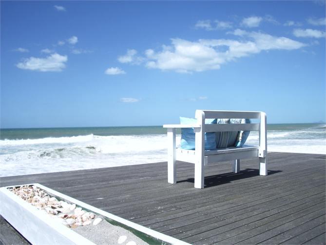 Pukehina Beach from the deck