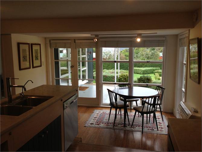 Kitchen and small dining area
