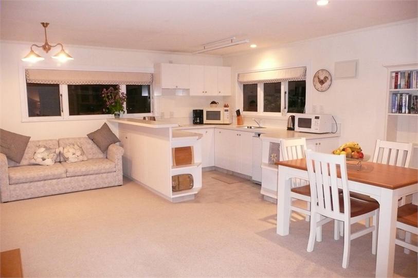 Main living area and kitchen