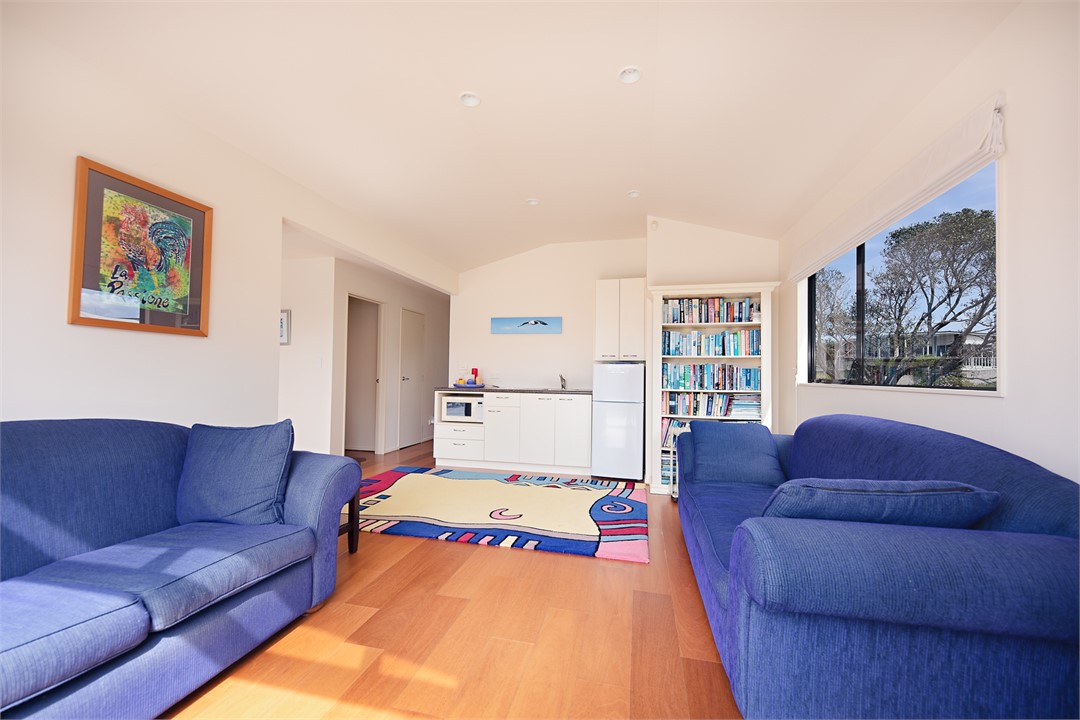 Guest wing lounge and kitchenette