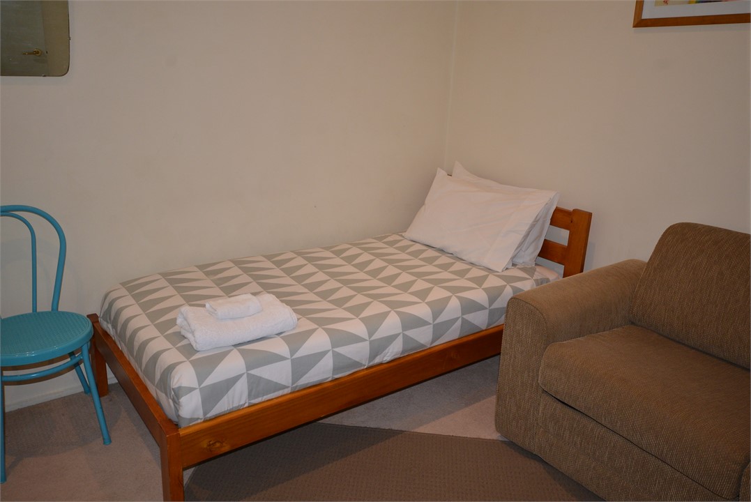 Room for storage under bed