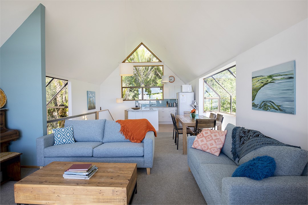 Living, dining and kitchen