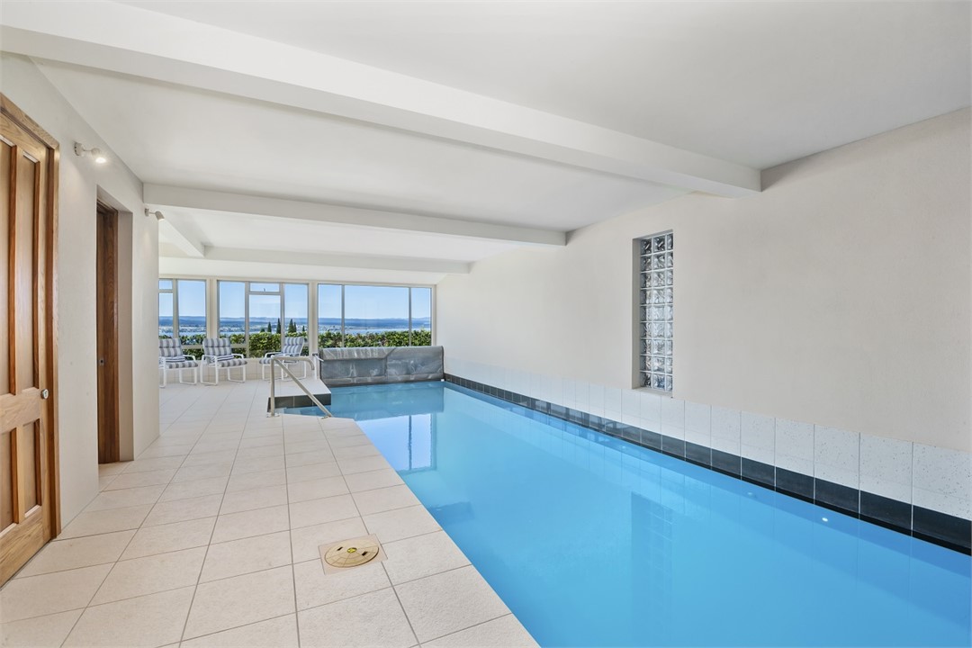 Heated indoor swimming pool