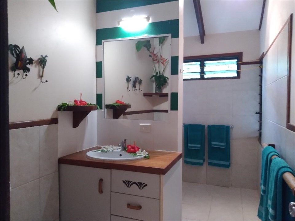 Spacious walk thru shower- TROPPO  DELUX.