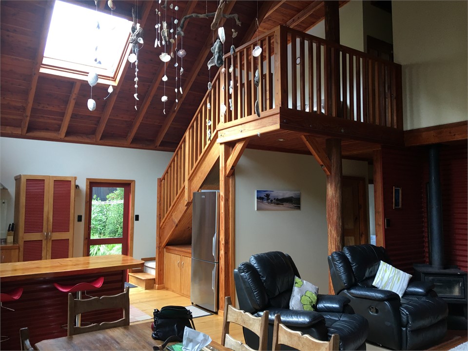 Stair to upper level