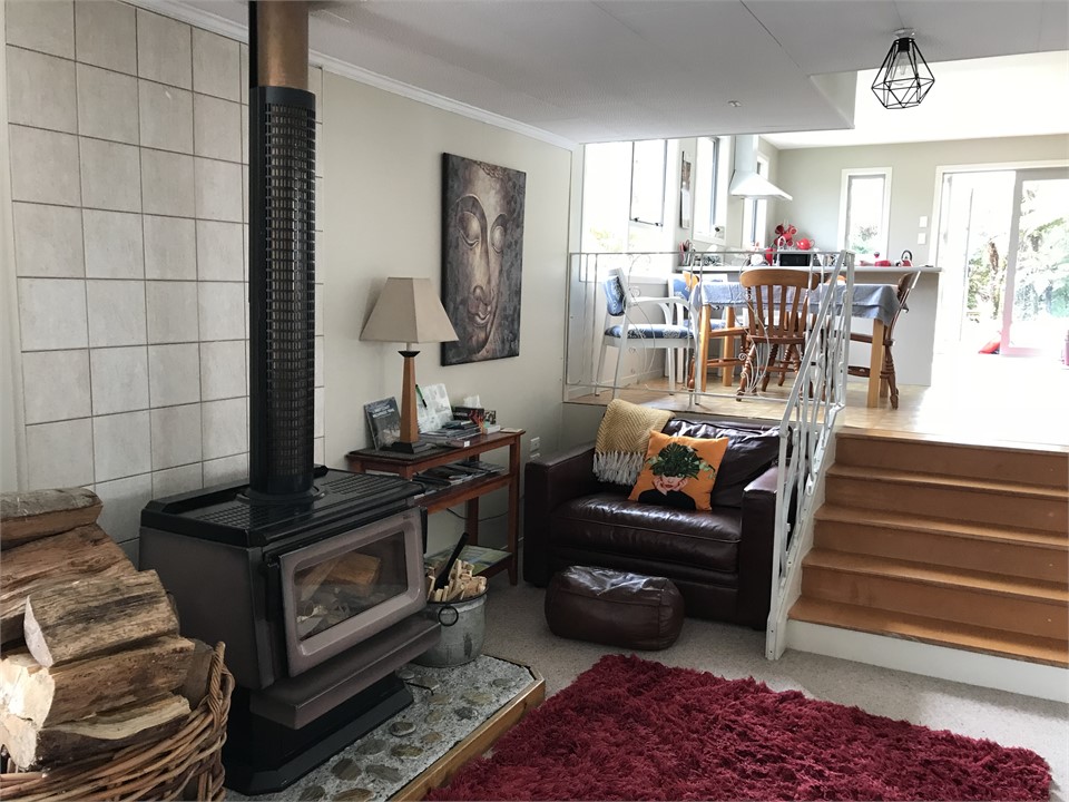 Wegi log fire and updated seating