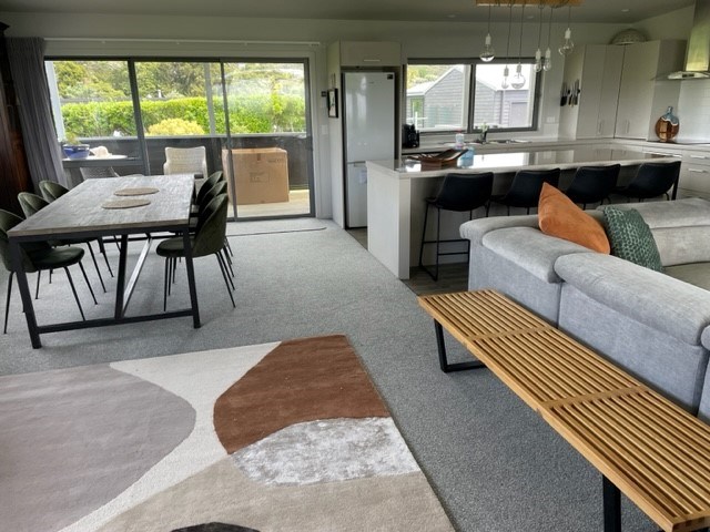 Living room view to kitchen.