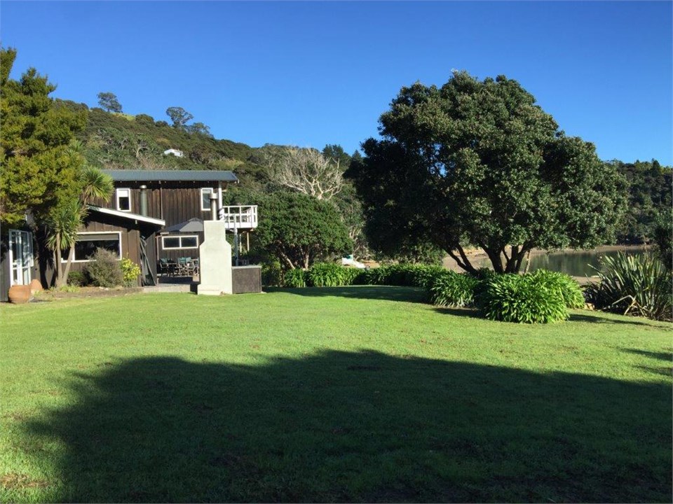 Large lawn for family sport