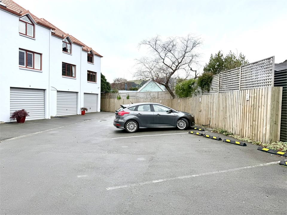 View of the parking for the unit