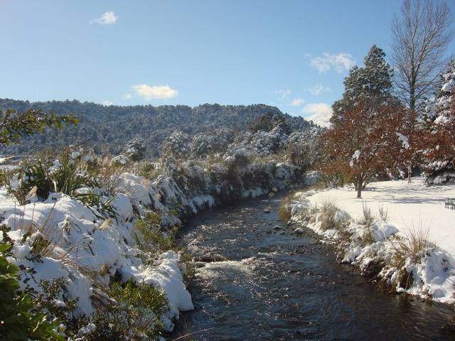 Walk along Mangawhero river close by