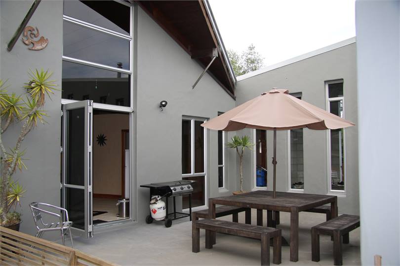 Outdoor BBQ Courtyard